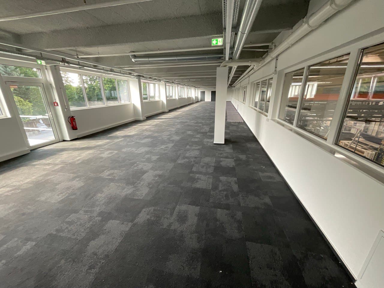 Geräumte Bürofläche